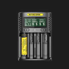 NITECORE Fast Lithium Battery Charger, US Plug, UMS4, UMS2