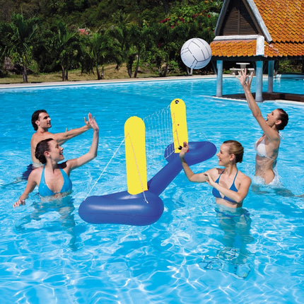 Beach Toys Adult Children Parent-Child Swimming Pool Playing Inflatable Beach Ball Toys, Style:, 52133 Volleyball Net + Ball, 52123 Handball Door + Ball, 2 in 1 Set  + 2 Balls, 3 in 1 Set + 3 Balls