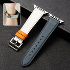 For Apple Watch Series 8&7 41mm / SE 2&6&SE&5&4 40mm / 3&2&1 38mm / Dark Blue White