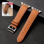 For Apple Watch Series 8&7 41mm / SE 2&6&SE&5&4 40mm / 3&2&1 38mm / Caramel Brown