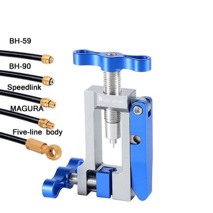 WEST BIKING YP0719252 Bicycle Oil Needle Installation Tool Cycling Tubing Jack Repair Tool, WEST BIKING YP0719252