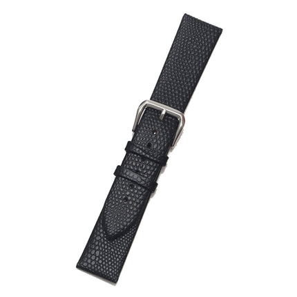 Thin Watch Chain With Calfskin Lizard Pattern Strap, Strap Width  12mm, Strap Width  14mm, Strap Width  16mm, Strap Width  18mm, Strap Width  20mm