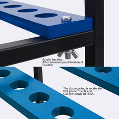 PGM Golf Club Display Stand 18-Hole Double-Layer Rack