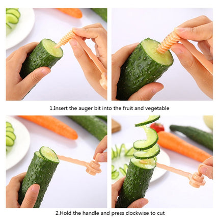 Carrot Spiral Slicer Vegetable Potato Cutter, Carrot Spiral Slicer (Green), Carrot Spiral Slicer (Blue)