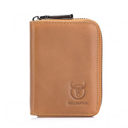 BUFF CAPTAIN 05 Head Layer Leather Card Bag Men Casual Leather Driver'S License Card Package