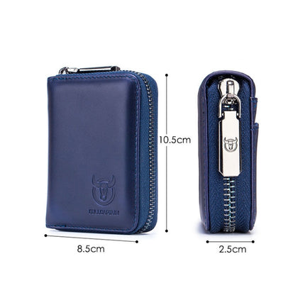 BUFF CAPTAIN 05 Head Layer Leather Card Bag Men Casual Leather Driver'S License Card Package