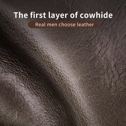 BUFF CAPTAIN 037 First-Layer Cowhide Men Leather Wallet Multi-Function Driver License Coin Purse