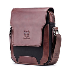 BUFF CAPTAIN 999 Men Leather Diagonal Bag First-Layer Cowhide Multi-Function Shoulder Bags