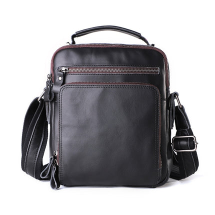 6479 Men Casual Large-Capacity One-Shoulder Messenger Leather Bag