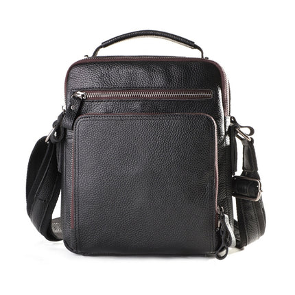 6479 Men Casual Large-Capacity One-Shoulder Messenger Leather Bag