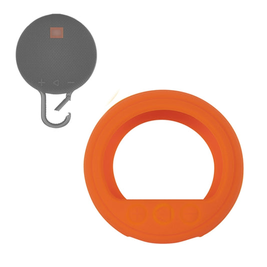 Für JBL Clip 3 Bluetooth-Lautsprecher, weiche Silikon-Schutzhülle, Gelb, Rot, Schwarz, Silbergrau, Orange, Armeegrün, Dunkelblau