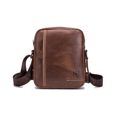BUFF CAPTAIN 228 Men Leather Shoulder Bag First-Layer Cowhide Casual Mini Diagonal Bag