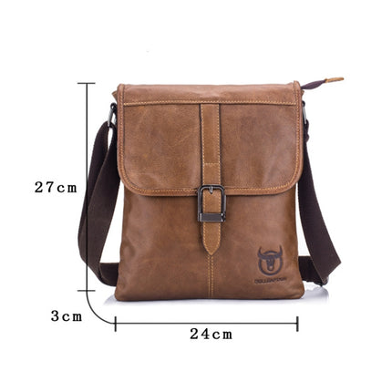 BUFF CAPTAIN 034 Men Leather Shoulder Bag Sports Outdoor First-Layer Cowhide Bag
