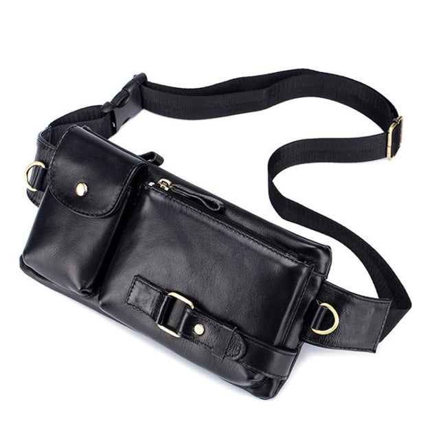 BULL CAPTAIN 020 Men Small Mobile Phone Waist Bag Crossbody Multi-Function Chest Bag
