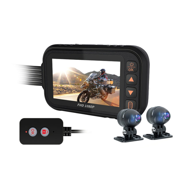 MT35B 1080P Waterproof HD Motorcycle Driving Recorder Mobile Phone Interconnection Locomotive Recorder, MT35B