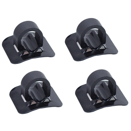 4 PCS Mountain Road Bicycle Hose Line Guide Adhesive Wire Seat Frame Cable Fixing C Buckle, Style:, Plastic Buckle, Aluminum Alloy Buckle