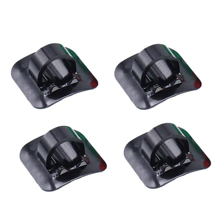4 PCS Mountain Road Bicycle Hose Line Guide Adhesive Wire Seat Frame Cable Fixing C Buckle, Style:, Plastic Buckle, Aluminum Alloy Buckle