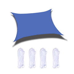 Outdoor Garden Sunshade Sail Waterproof Anti-UV Canopy, Size: 5m x 6m, 5m x 6m