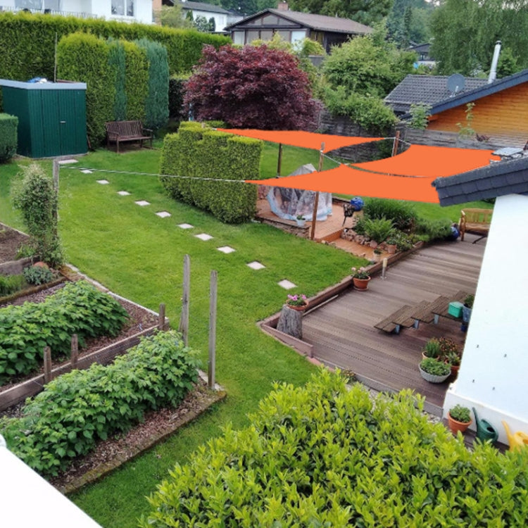 Outdoor Garden Sunshade Sail Waterproof Anti-UV Canopy, Size: 5m x 6m, 5m x 6m