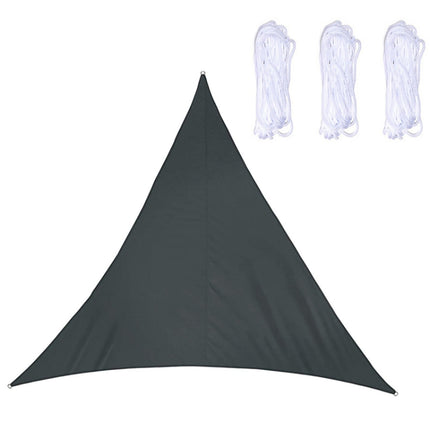 Triangle Outdoor Garden Sunshade Sail Waterproof Anti-UV Canopy, Size: 6m x 6m x 6m