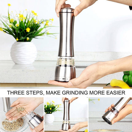 JE0318 Stainless Steel Manual Multi-Purpose Pepper Grinder Kitchen Cooking Tools, JE0318