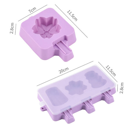 Homemade Children Cute Silicone Cartoon Popsicle Ice Cream Mould, Large Fruit