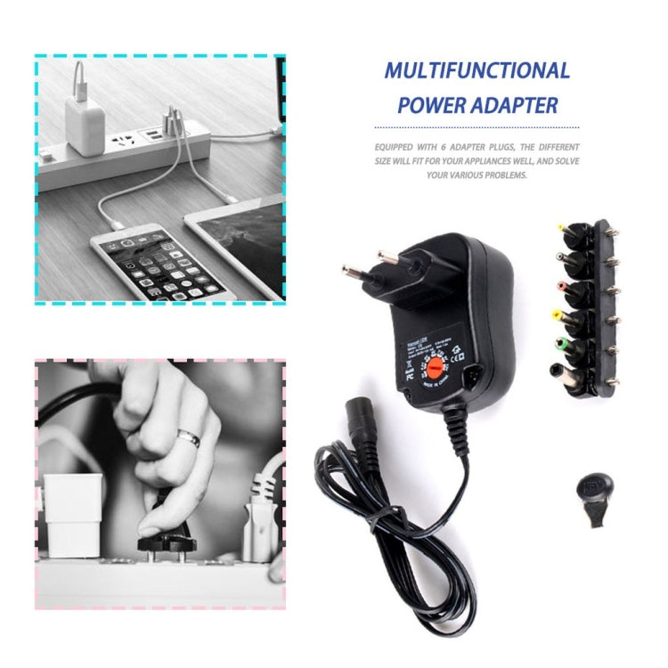 C5 3-12V 12W Adjustable Voltage Regulated Switch Power Supply Power Adapter Multifunction Charger With DC Tips, US Plug, UK Plug, EU Plug