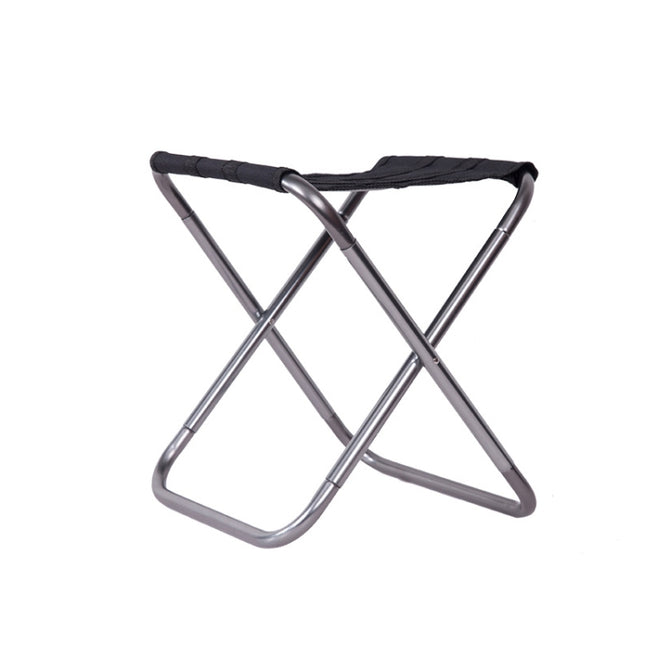 Outdoor Portable Camping Folding Chair 7075 Aluminum Alloy Fishing Barbecue Stool, Size: 24.5x22.5x27cm, Camping Folding Chair (Silver Gray), Camping Folding Chair (Gold), Camping Folding Chair (Red), Camping Folding Chair (Blue)