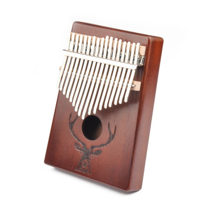 17-Tone Beginner Finger Piano Deer Head Kalimba Thumb Piano