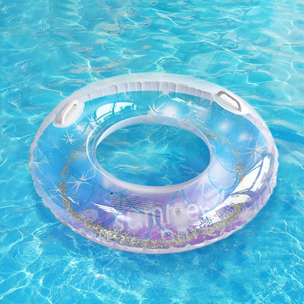 Sequins Starry Sky Mermaid Adult Swimming Ring Children Armpit Swimming Ring, Size: 70cm, 60cm, 70cm, 80cm, 90cm, 90cm (With Handle)