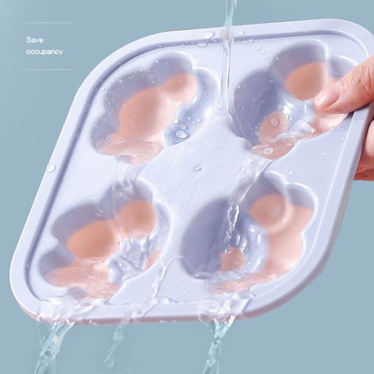 Household Cat Paw Shape Creative Silicone Ice Box Ice Cube Mold Ice Hockey DIY Food Supplement Box with Lid, Cat Paw Shape(Lilac Purple), Cat Paw Shape(Shrimp Red), Cat Paw Shape(Vegetation Green), Cat Paw Shape(Blue Green), Cat Paw Shape(Pink Purple)