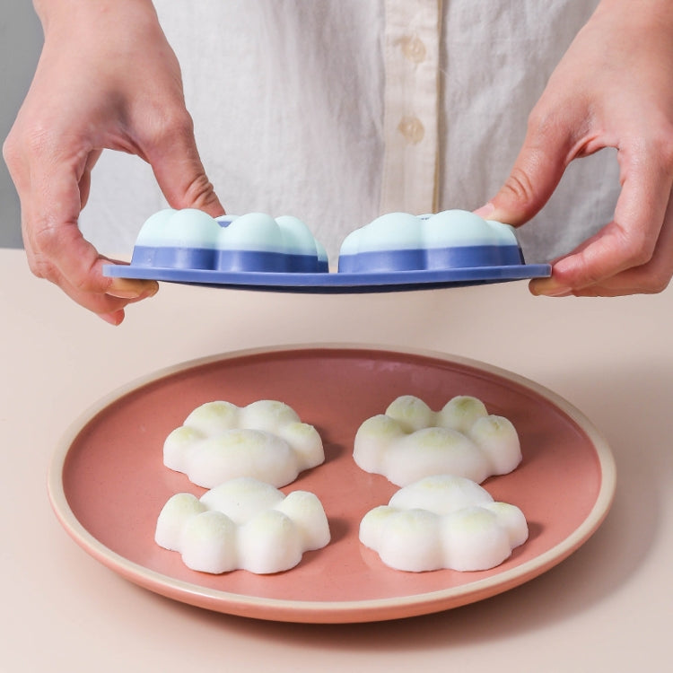 Household Cat Paw Shape Creative Silicone Ice Box Ice Cube Mold Ice Hockey DIY Food Supplement Box with Lid, Cat Paw Shape(Lilac Purple), Cat Paw Shape(Shrimp Red), Cat Paw Shape(Vegetation Green), Cat Paw Shape(Blue Green), Cat Paw Shape(Pink Purple)