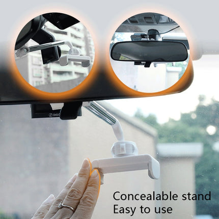 2 PCS Car Mobile Phone Bracket Rearview Mirror Navigation Bracket Driving Recorder Fixed Clipper Post-Lens Bracket, Driving Recorder Fixed Clipper