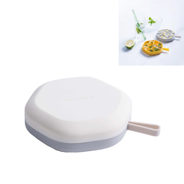 DIY Creative Hexagonal Ice Cube Mold Storage Box DIY Homemade Ice Tray, Hexagonal(White), Hexagonal(Light Blue), Hexagonal(Red Blue), Hexagonal(Yellow Blue)