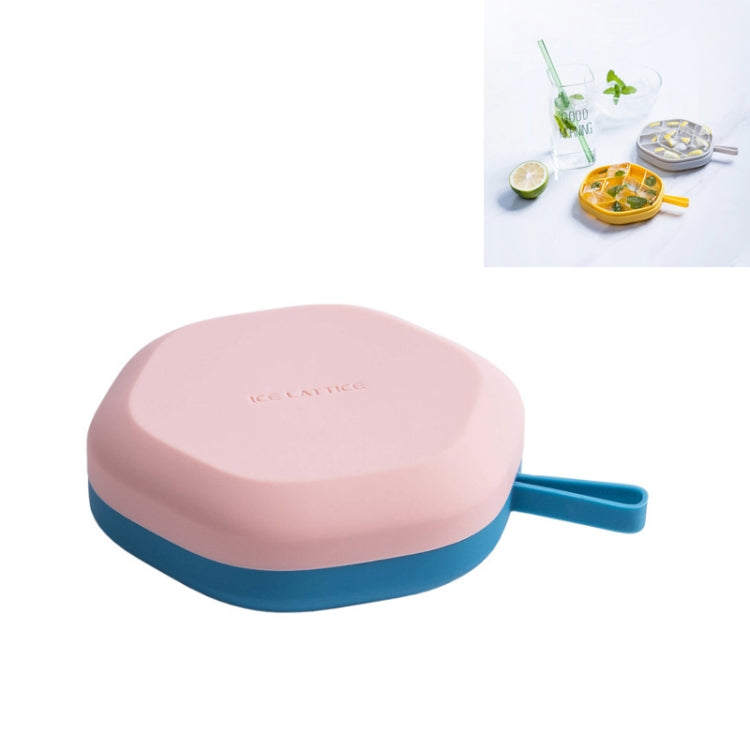 DIY Creative Hexagonal Ice Cube Mold Storage Box DIY Homemade Ice Tray, Hexagonal(White), Hexagonal(Light Blue), Hexagonal(Red Blue), Hexagonal(Yellow Blue)
