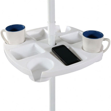 Outdoor Beach Umbrella Tube Cup Holder Sun Umbrella PP Plastic Tray, Sun Umbrella PP Tray