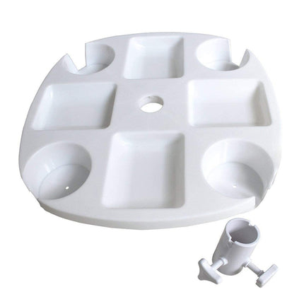 Outdoor Beach Umbrella Tube Cup Holder Sun Umbrella PP Plastic Tray, Sun Umbrella PP Tray
