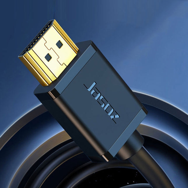 Jasoz 4K HDMI High-Definition Projector Cable Computer Video Cable Oxygen-Free Copper Core, Cable Length:, 1m, 2m, 3m, 5m, 8m, 10m, 12m, 15m, 20m