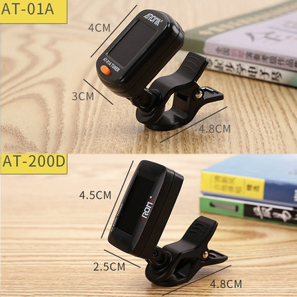 AROMA Guitar Tuner Ukulele Violin Bass Multi-Function Electronic Tuner, AT-01A, AT-200D
