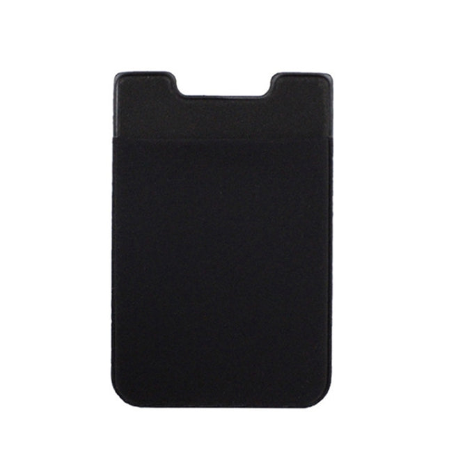 Stretch Lycra Mobile Phone Back Sticker Card Holder Phone Back Wallet Bus Bank Card Holder, Black, Red, Pink, Green, Rose Red, White, Deep Blue, Water Blue, Purple, Brown, Dark Blue, Dark Gray, Gold, Gray