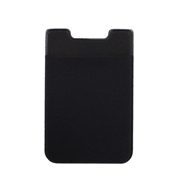 Stretch Lycra Mobile Phone Back Sticker Card Holder Phone Back Wallet Bus Bank Card Holder, Black, Red, Pink, Green, Rose Red, White, Deep Blue, Water Blue, Purple, Brown, Dark Blue, Dark Gray, Gold, Gray
