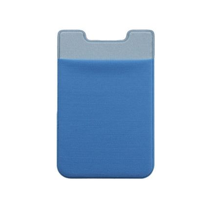 Stretch Lycra Mobile Phone Back Sticker Card Holder Phone Back Wallet Bus Bank Card Holder, Black, Red, Pink, Green, Rose Red, White, Deep Blue, Water Blue, Purple, Brown, Dark Blue, Dark Gray, Gold, Gray