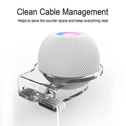 JP02Y Wand-/Desktop-Acrylhalterung für Apple HomePod Mini, für Apple HomePod Mini