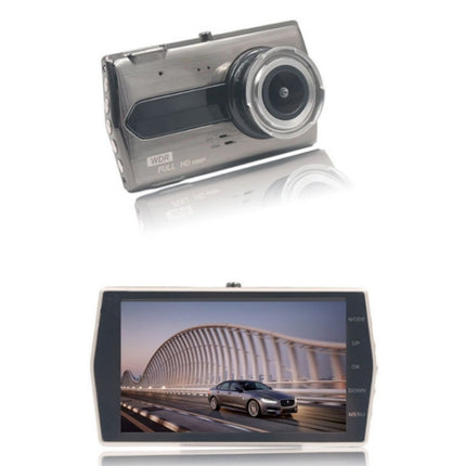 4-Inch HD 1080P Dual-Lens Night Vision Front And Rear Video Driving Recorder