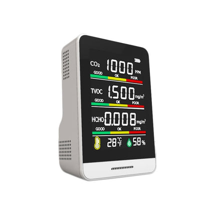 AK3 Portable CO2 Air Quality Formaldehyde Carbon Dioxide Detector, AK3 Semiconductor 5 in 1
