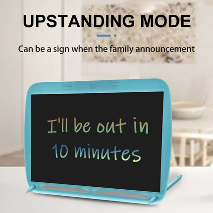 15inch Charging Tablet Doodle Message Double Writing Board LCD Children Drawing Board, Monochrome Lines (Blue), Monochrome Lines (Pink), Monochrome Lines (Black), Blue Colorful Lines (Blue), Colorful Lines (Pink), Colorful Lines (Black)