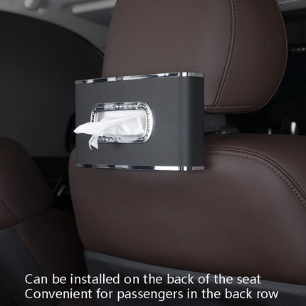 Car Clock Tissue Box Multi-Function Vehicle Instrument Table Paper Towel Box, Style:, Clock+Parking Card (Green), Clock+Parking Card (Ivory), Clock+Parking Card (Agate), Clock+Parking Card (Black), Clock+Parking Card (Gray)                             ...