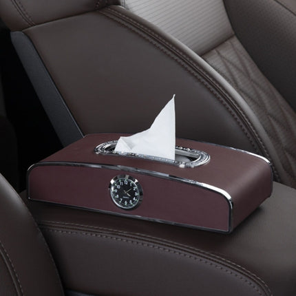 Car Clock Tissue Box Multi-Function Vehicle Instrument Table Paper Towel Box, Style:, Clock+Parking Card (Green), Clock+Parking Card (Ivory), Clock+Parking Card (Agate), Clock+Parking Card (Black), Clock+Parking Card (Gray)                             ...