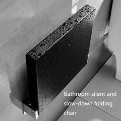 TX-116N-UP Bathroom Shower Seat Elderly Household Wall-Mounted Toilet Folding Stool