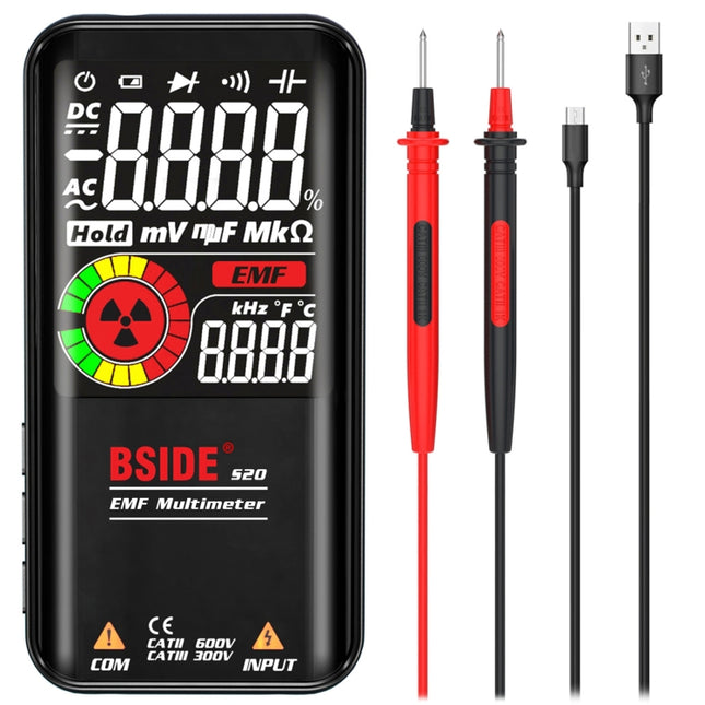 BSIDE S20 Intelligent Large Screen Electromagnetic Radiation Multimeter Tester, S20